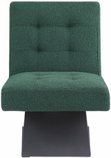 Zeal Boucle Fabric Accent Chair Green from Meridian - Luna Furniture